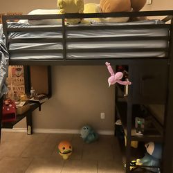 Loft Bed With Bookshelf Brand New My Son Never Used 350 
