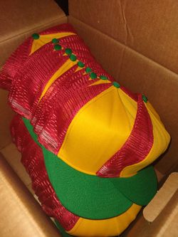 Blank Caps Red, Yellow, And Green