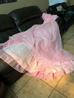Vestido rosita de quinceañera