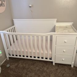 Crib With Drawers And Changing Table 