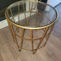 Gols Metal End Table