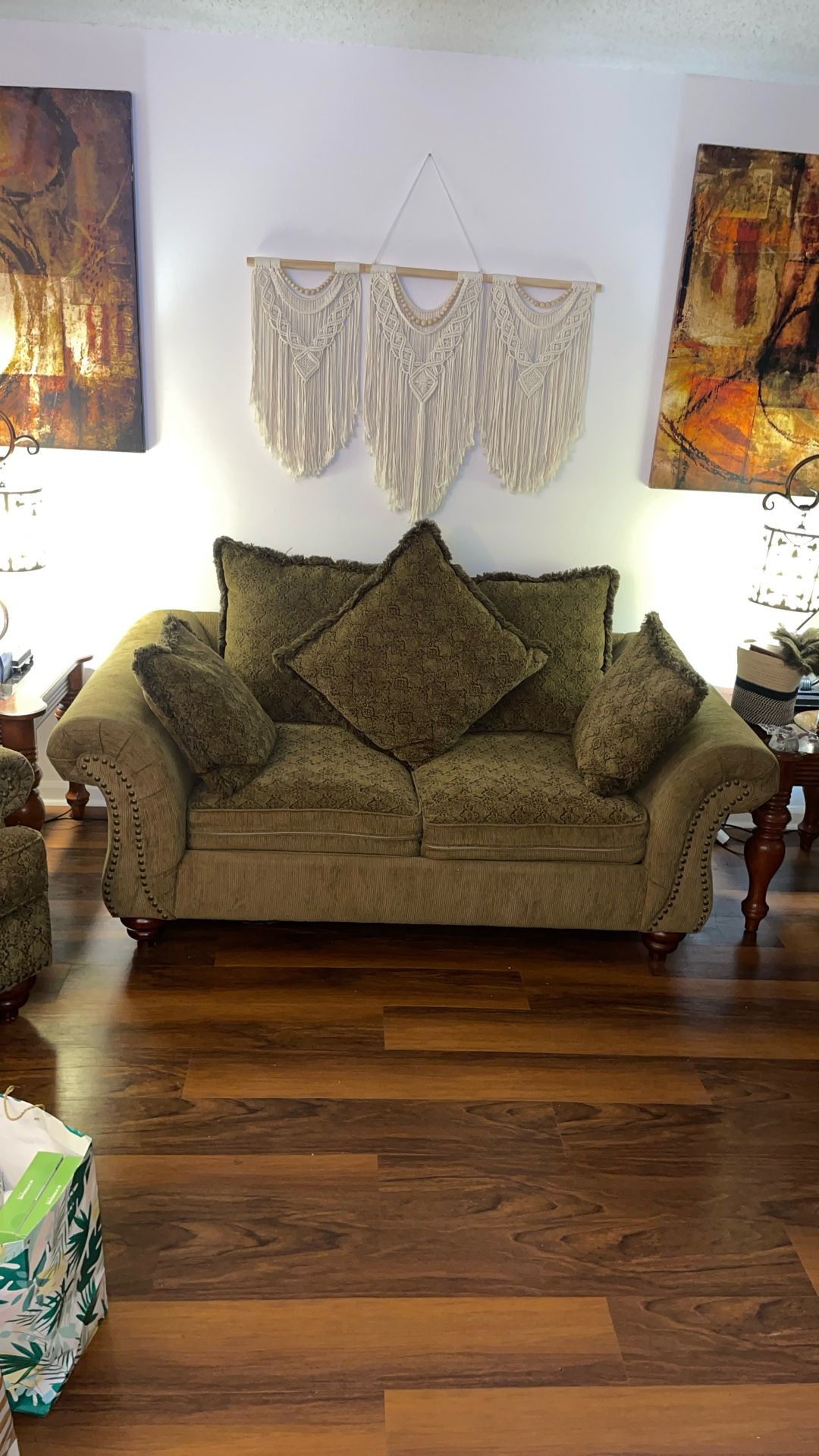 Vintage Clean Sofa And Love Seat $250