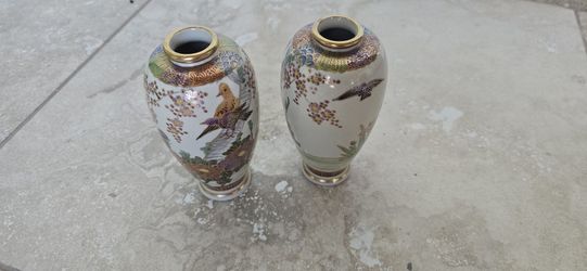ASIAN VASES PAIR