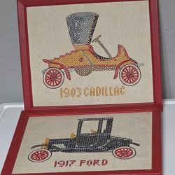1903 Cadillac And 1917 Ford Frame