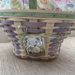 Longaberger Easter Basket Like new 