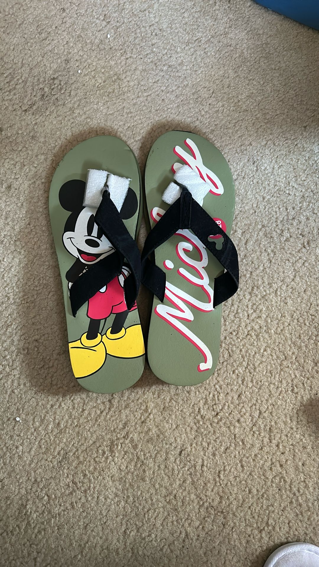 Mickey Mouse Flip Flops