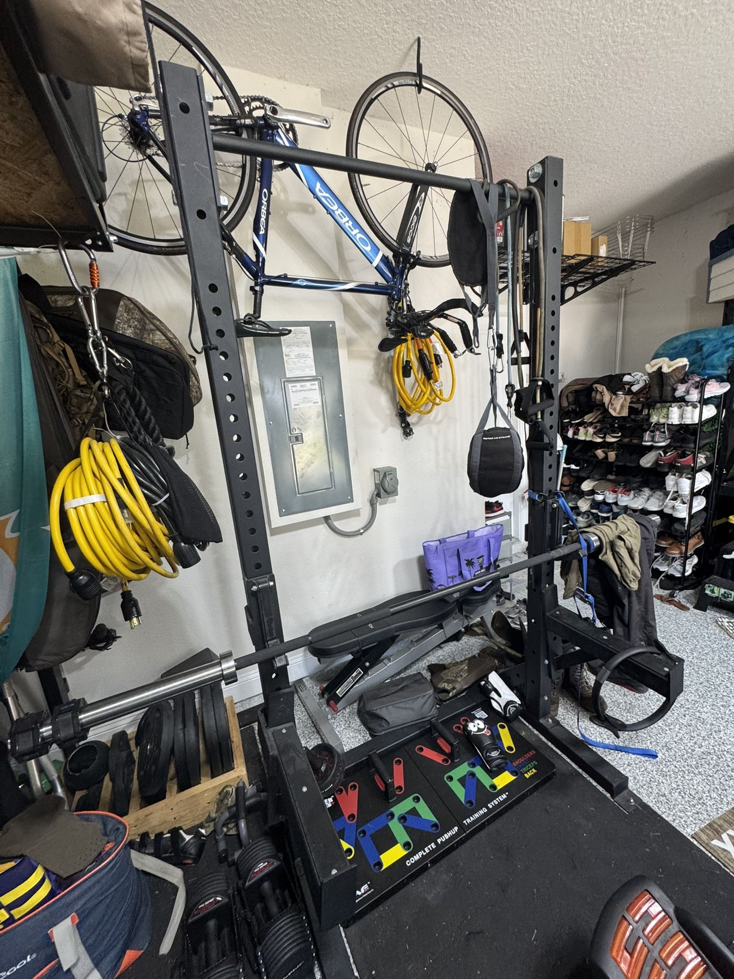 Full Workout Squat Rack And Weights