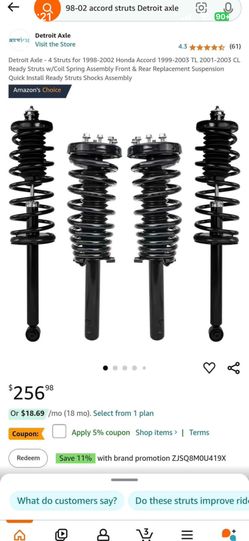 98-02 Accord Suspension