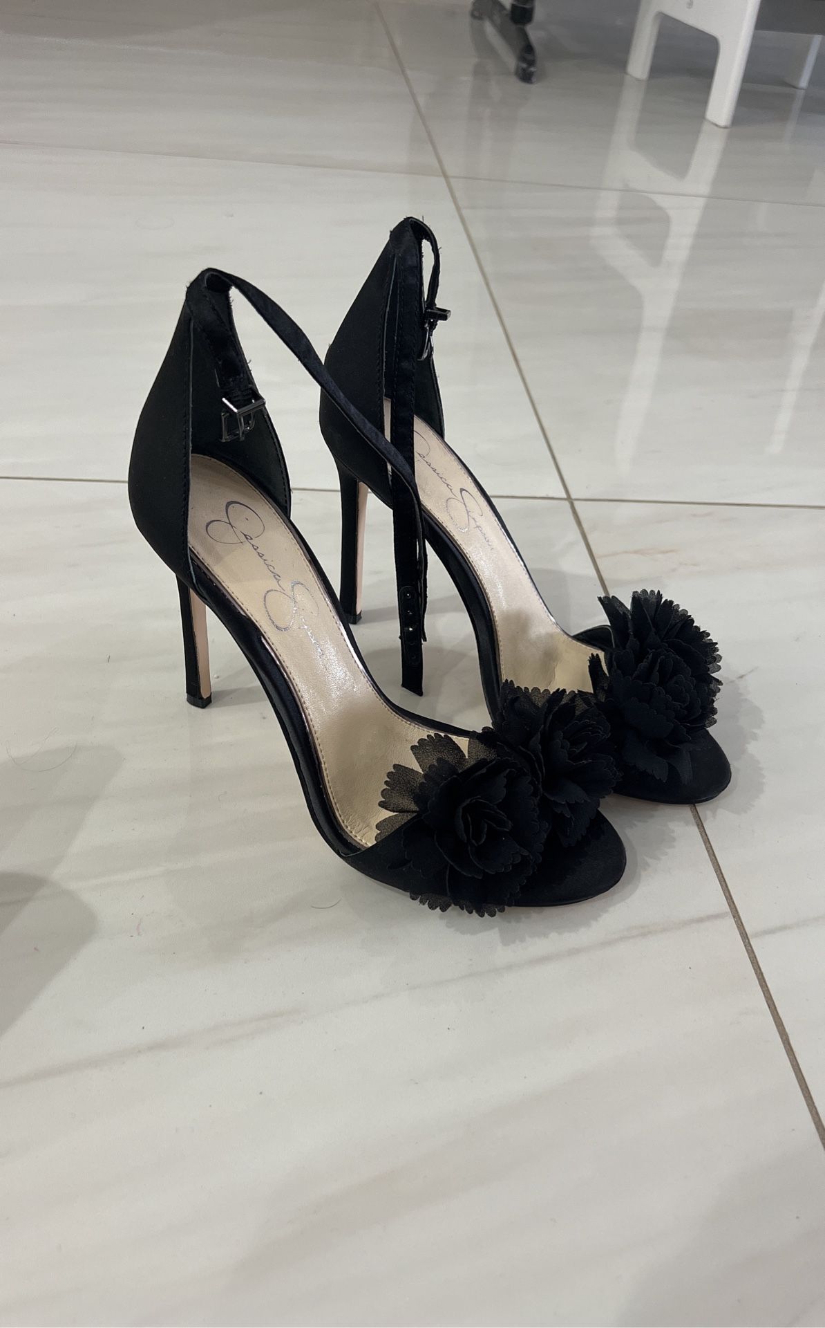 Jessica Simpson Black Heels 7.5