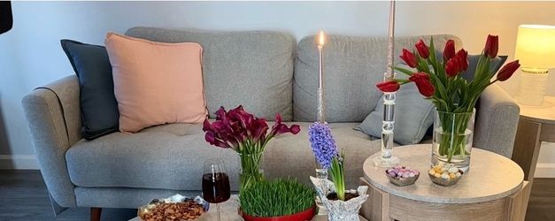 Modern Light Gray Sofa-loveseat