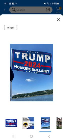 Trump No More Bullshit Flag
