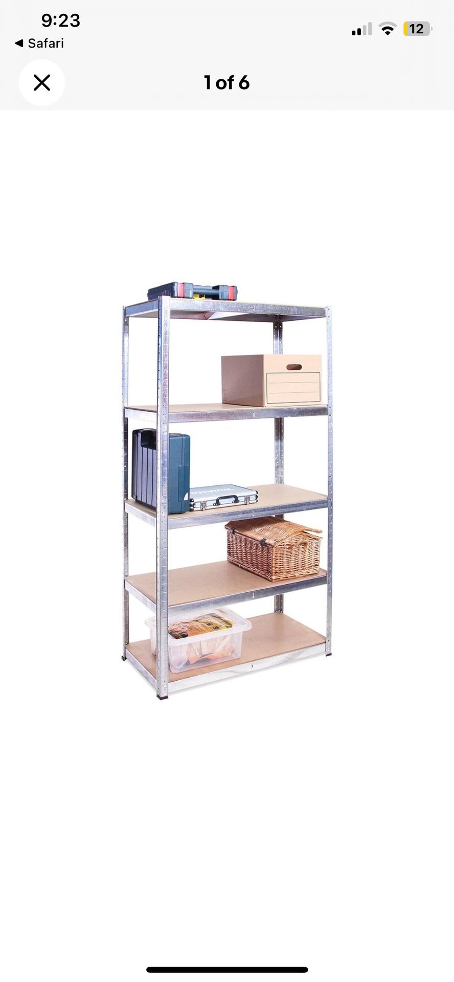 G Rack Shelving Set - 2 Sets - New In box