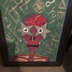 Framed “ What lives Inside “ Art Piece 