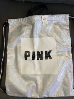 Victoria Secret/Pink silver tote