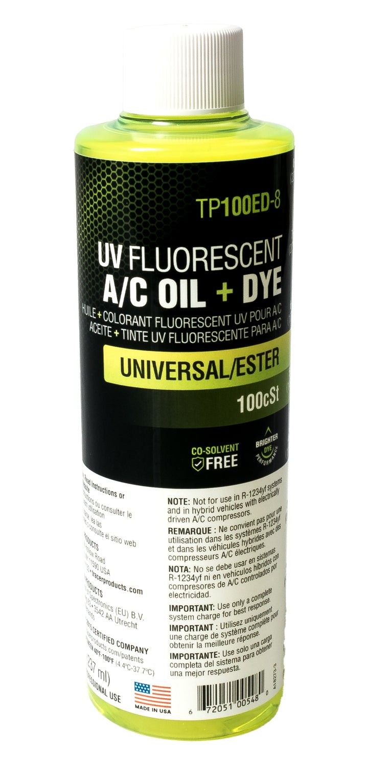 Tracerline UV Fluorescent AC Oil Plus Dye Co-Solvent Free Model Number TP100ED-8