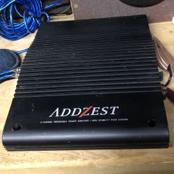 ADDZEST 2 Channel Amplifier Made In Japan 🇯🇵