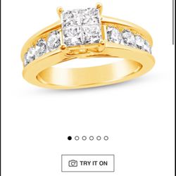 Princess-cut Diamond Engagement Ring