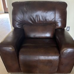 Leather Power Recliner 