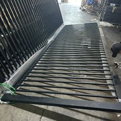 6'×16' iron sliding gate