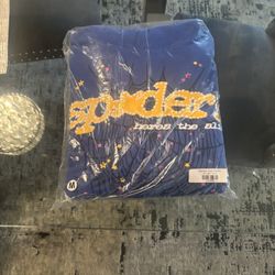 Sp5der TC Blue Hoodie 