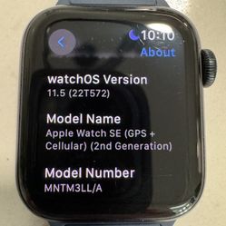 Apple Watch SE (GPS + Cellular) (2nd Generation)