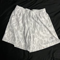 Flame Mesh Shorts