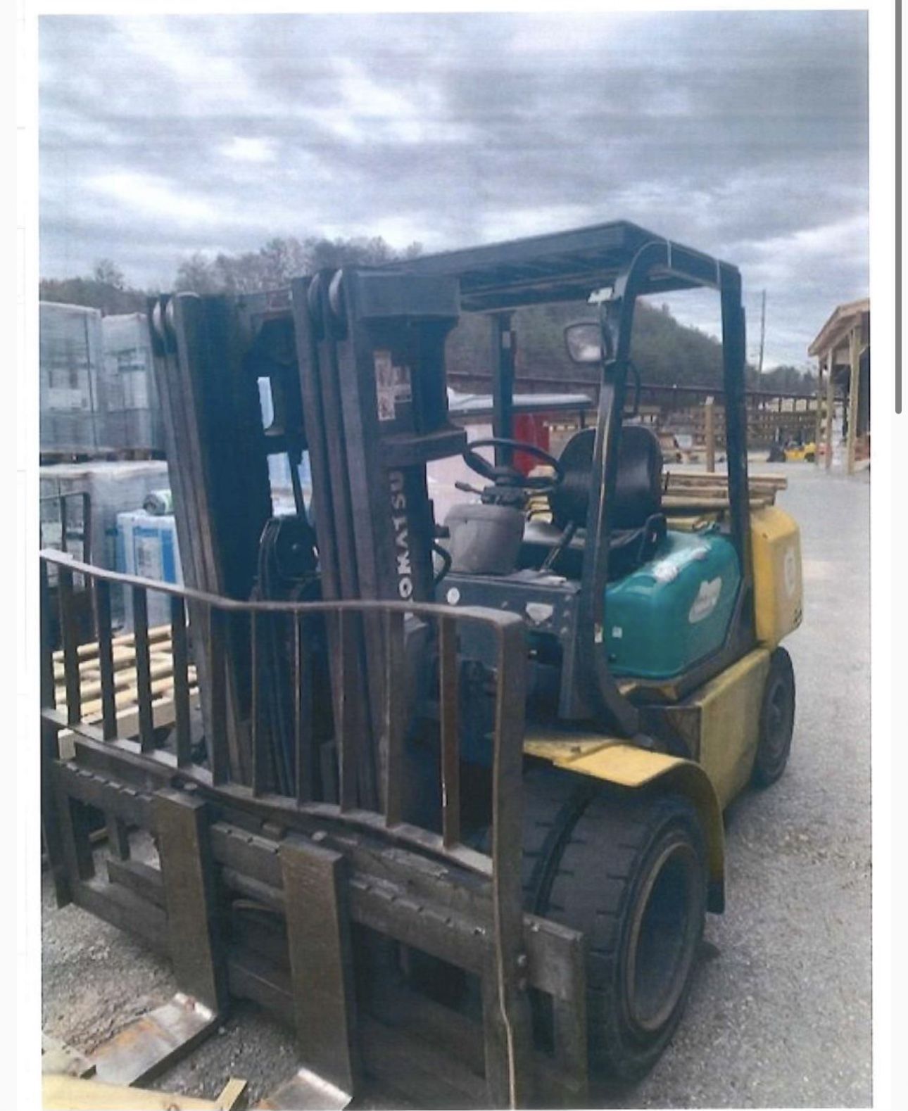 Forklift 8000lbs Komatsu Double Tire