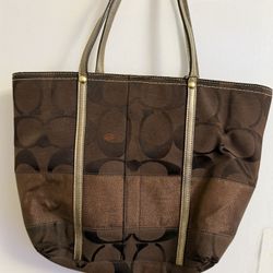 Coach Brown tote