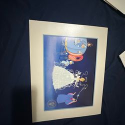 Disney Cinderella Exclusive Commemorative Lithograph – 1995 (Original Disney Store Release)