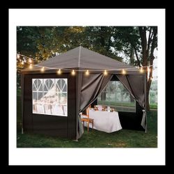 Open Box/NEW ✨️ 10'x10' Party Tent for Weddings, BBQs & Outdoor Events, Waterproof & Easy Assembly Gazebo with Carry Bag