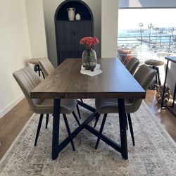 Dinner Table (6) rustic wood big 72’’