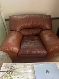 Leather couch