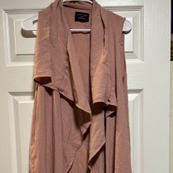 Light Pink Long Cardigan  $7 