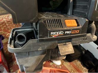 Rigid pro pack shop vac