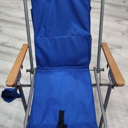 Portable Chair With Cooler Pouch
