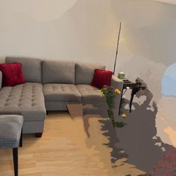 Grey Sectional Couch 