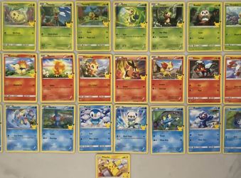 Pokémon 25th Anniversary McDonald’s Promo Complete Set