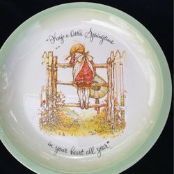 Vintage Lot Of Holly Hobbie 10” Plates. Made In The USA $15 Each