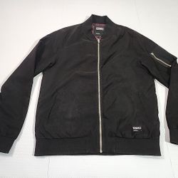 Ezekiel Light Bomber Black Jacket With Pockets
