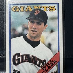 Will Clark #350 Topps 1988 Baseball Card (San Francisco Giants)