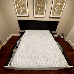 Queen Bed and mattress