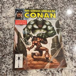 1991 Savage Sword Of Conan Comic