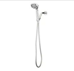 Glacier Bay 4 in. 6-Spray Wall Mount Handheld Shower Head in Chrome