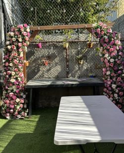 Flower Stands And trees