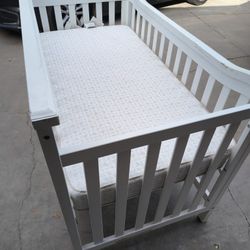 Baby Crib With Mattress