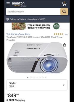 Viewsonic projector
