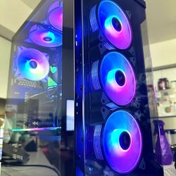 Liquid Water Cool Gaming PC Desktop Computer i9 9900k rtx 2080 32gb ram 1tb SSD