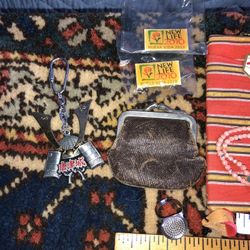 Misc Key Chains Earrings Necklaces Pins Coin Purse & More All Vintage 