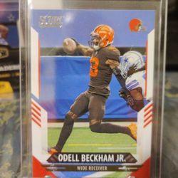 2021 Score Odell Beckham Jr Card Number 107