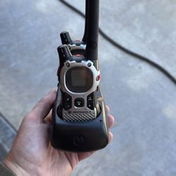 Motorola Walkie-Talkies With Rechargeable Base